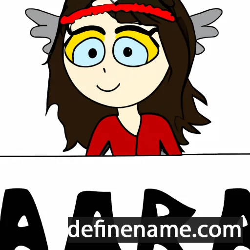 cartoon of the name Ara