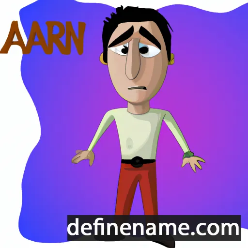 cartoon of the name Aran