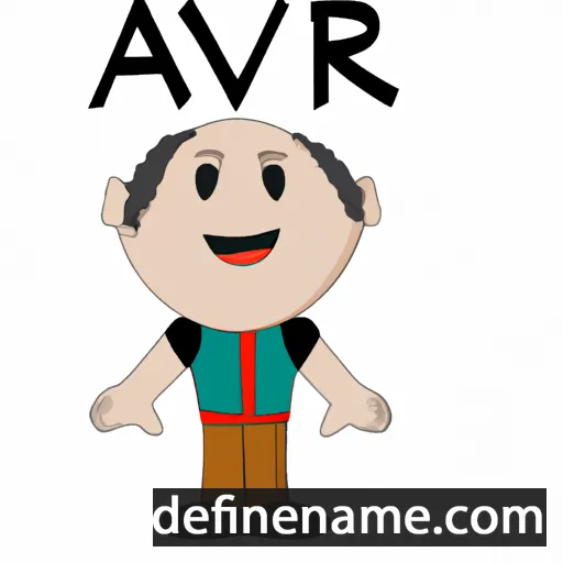 cartoon of the name Arava