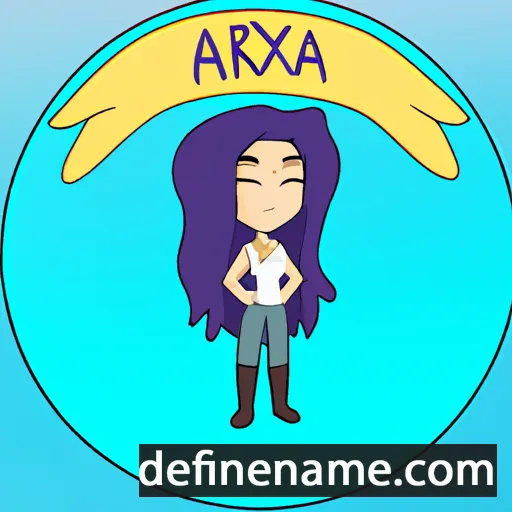 Araxia cartoon