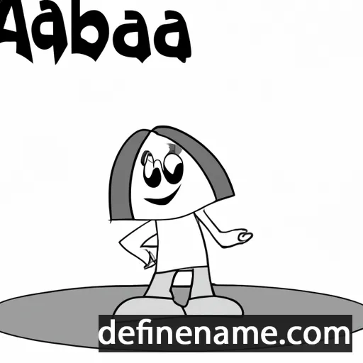 cartoon of the name Arba