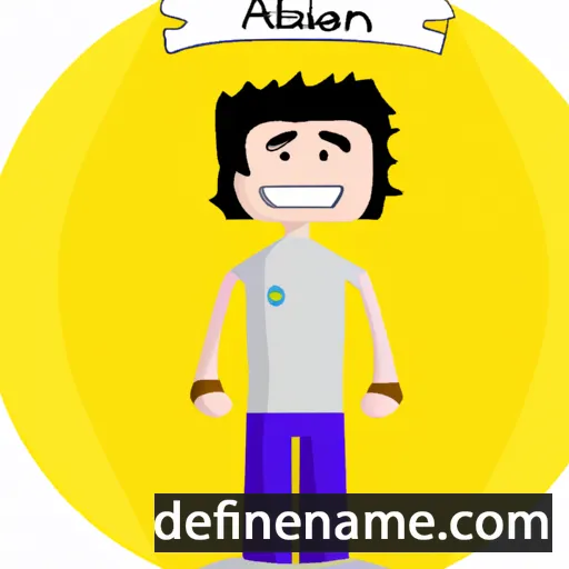 cartoon of the name Arban