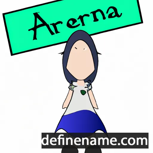 Areanna cartoon