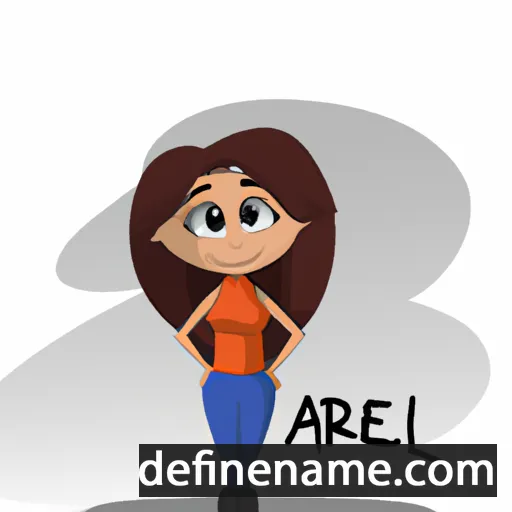 cartoon of the name Areli