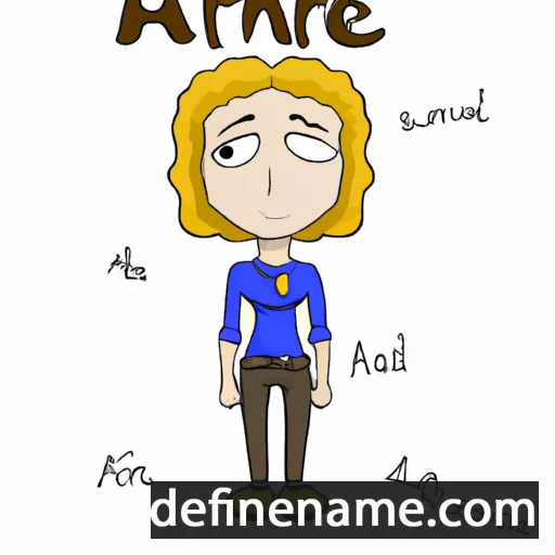 cartoon of the name Arene