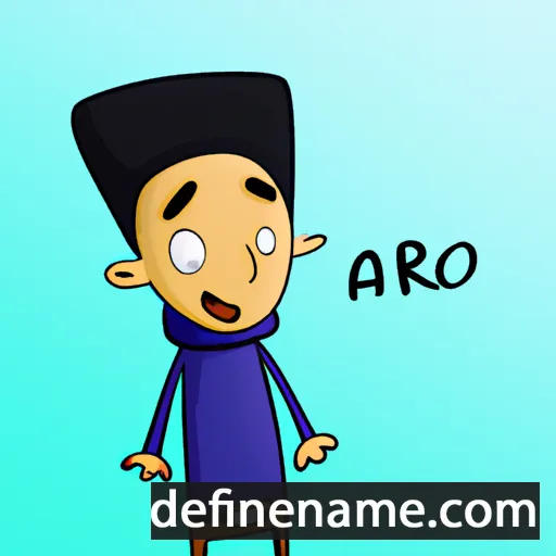 Arezo cartoon