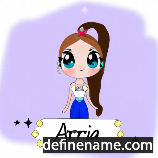 Aríana cartoon