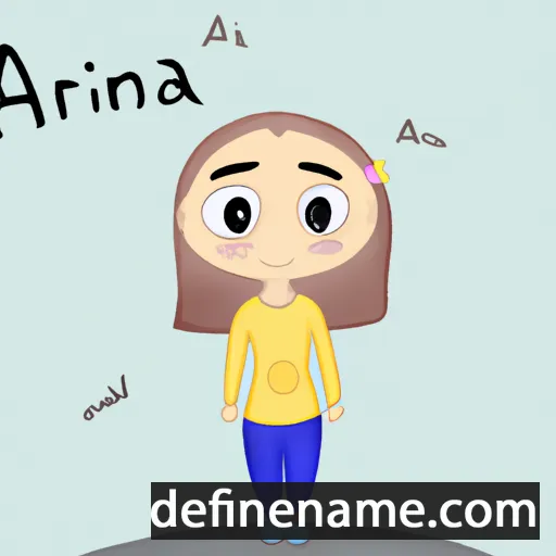 Arína cartoon