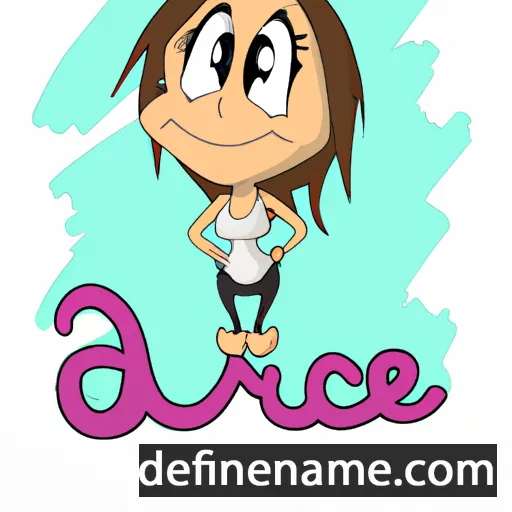 Aricie cartoon