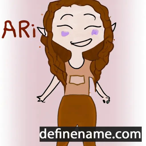 Arii cartoon