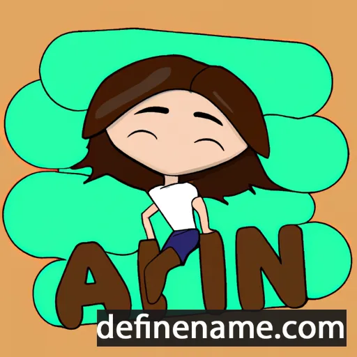 cartoon of the name Arin