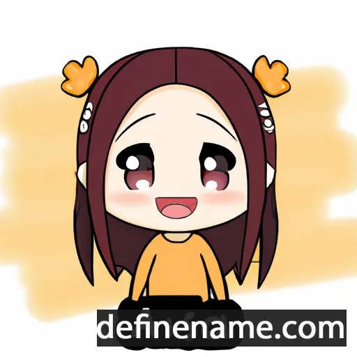 cartoon of the name Arisa