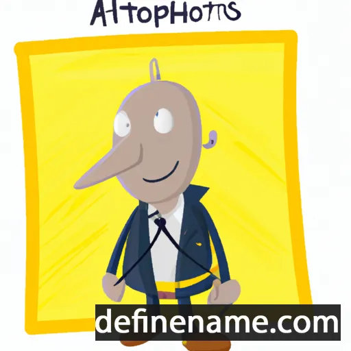 Aristophantos cartoon