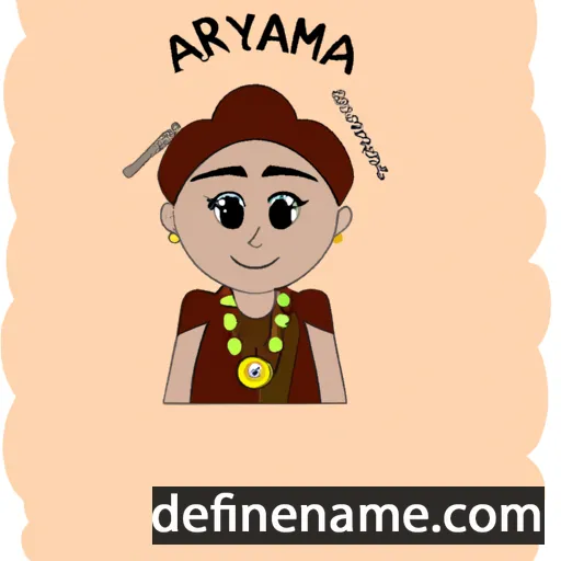 Ariyāramna cartoon