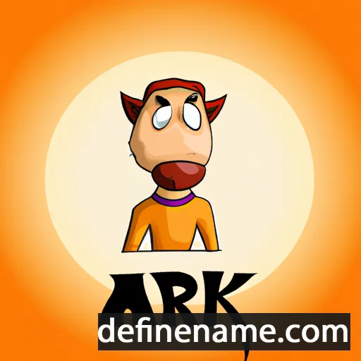 cartoon of the name Arka