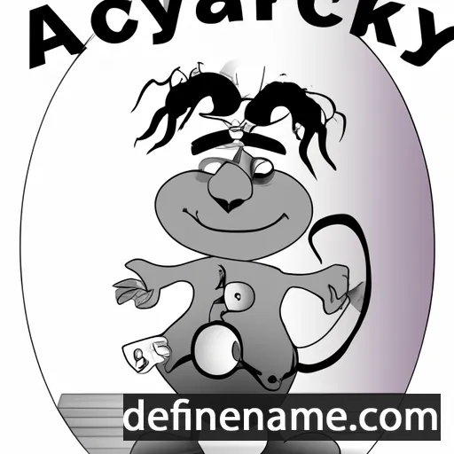 Arkaac'ty cartoon