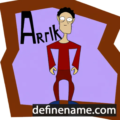 cartoon of the name Arken