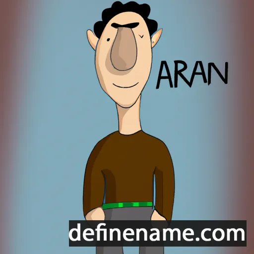 Arlan cartoon