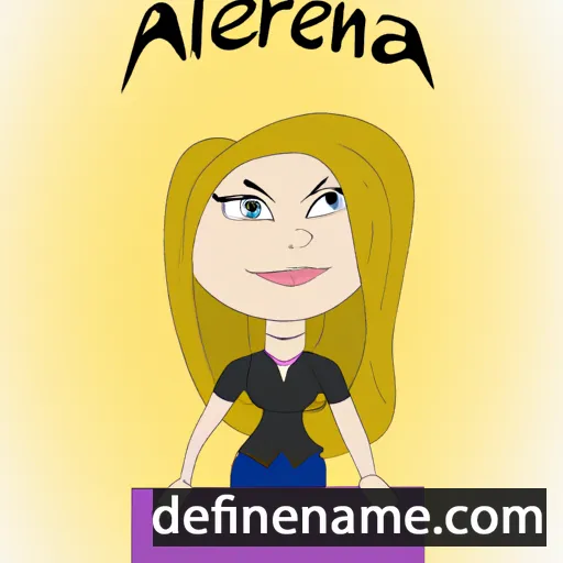 Arlena cartoon