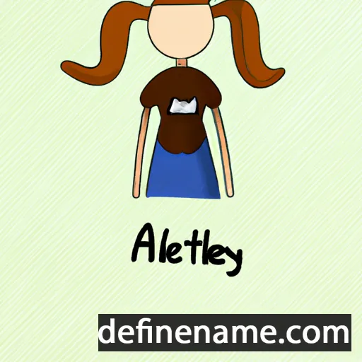 Arletty cartoon