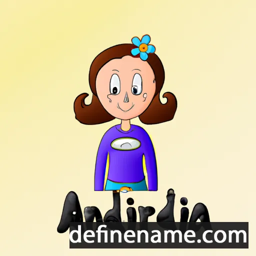 cartoon of the name Arlinda