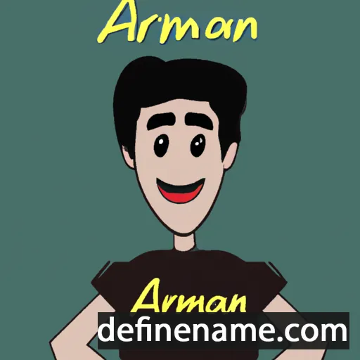 cartoon of the name Arman