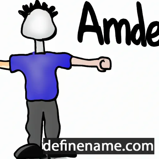 Armed cartoon