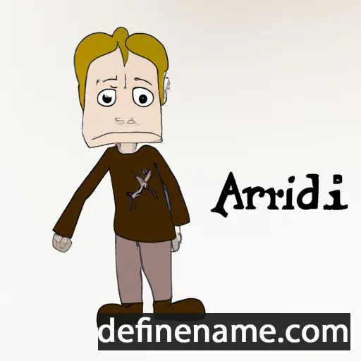 Arnfrid cartoon