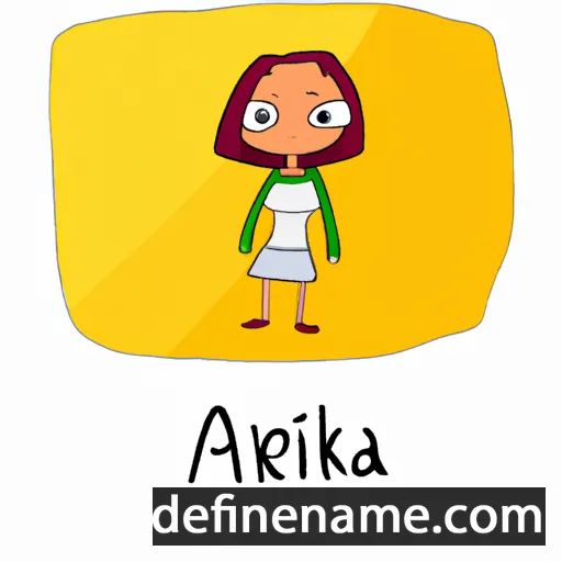 Arnika cartoon