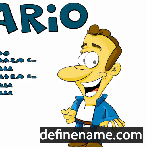 cartoon of the name Arno