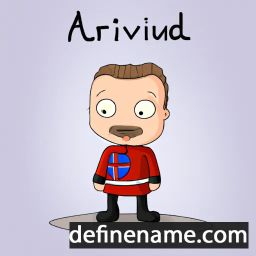 Arnviður cartoon