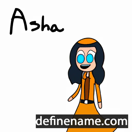 cartoon of the name Arosha