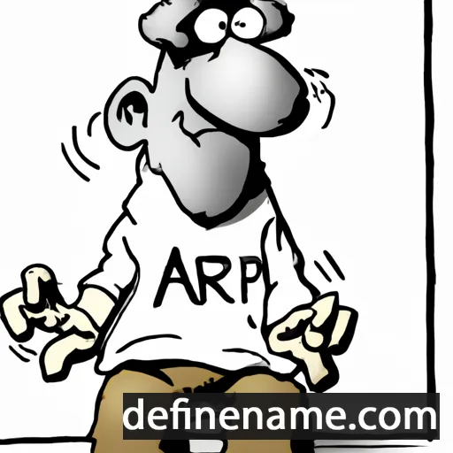 Arp cartoon