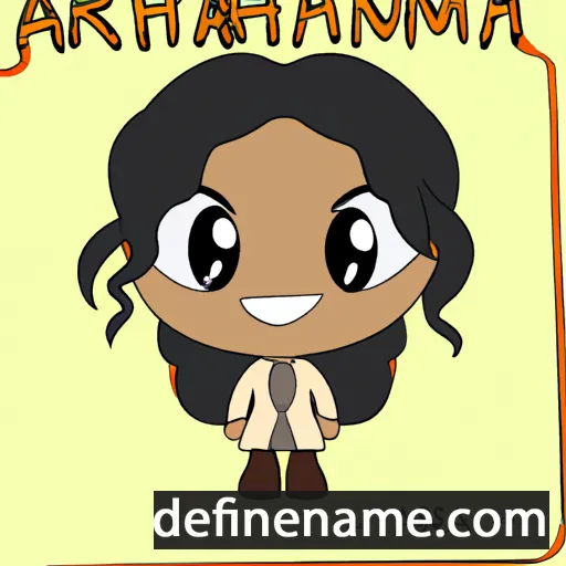 Arrhianna cartoon