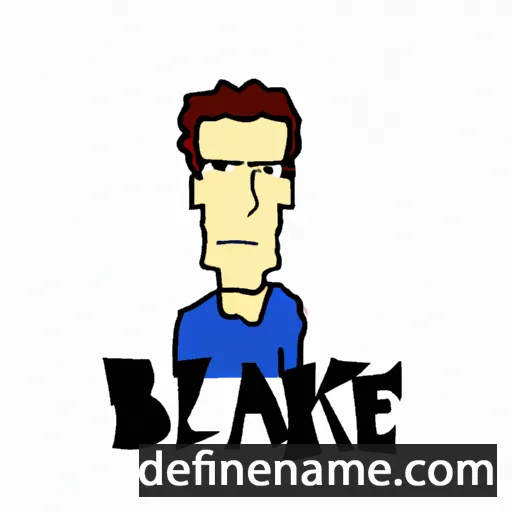 Blake cartoon