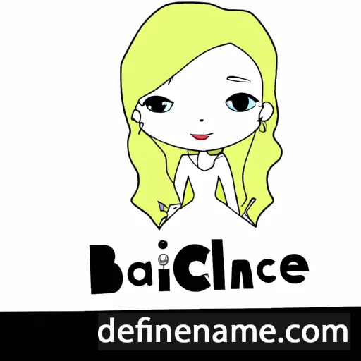 Blanche cartoon