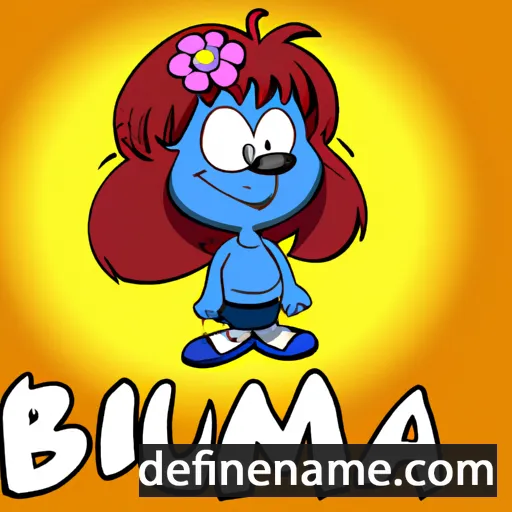 Bluma cartoon