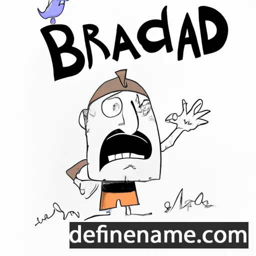 Brádach cartoon