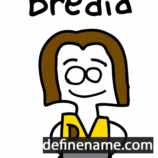 cartoon of the name Breda