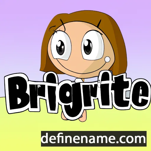 Bridgette cartoon