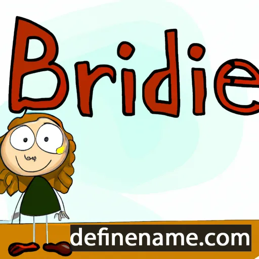 Bridie cartoon