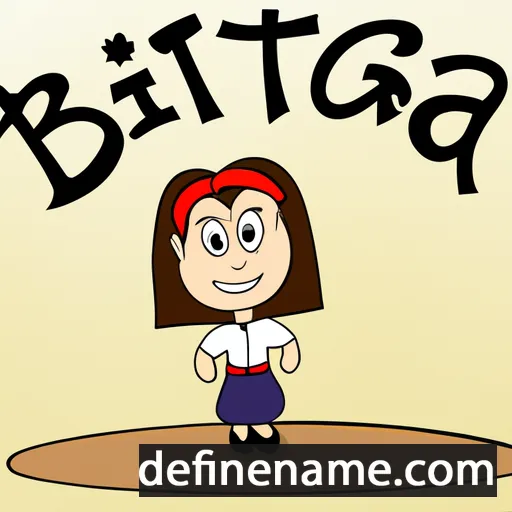 Brigita cartoon