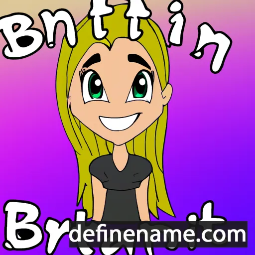 Brittani cartoon