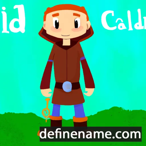 Cáelfind cartoon