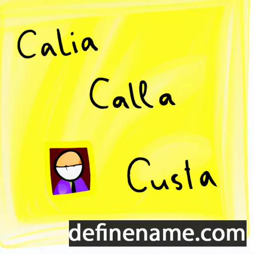 Calista cartoon