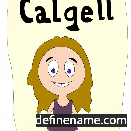 Calleigh cartoon