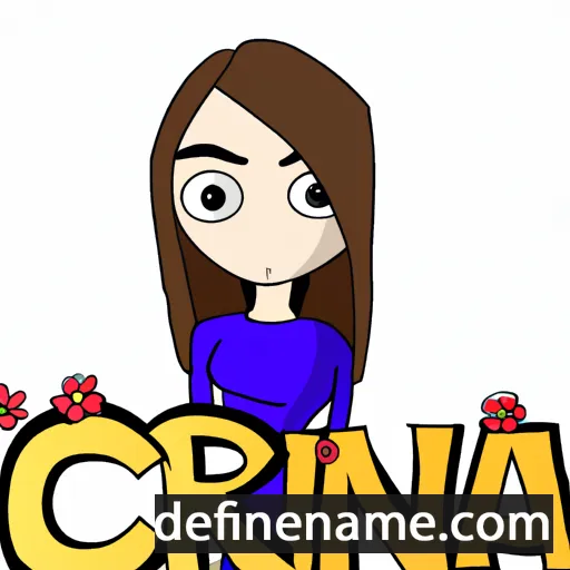 cartoon of the name Carina