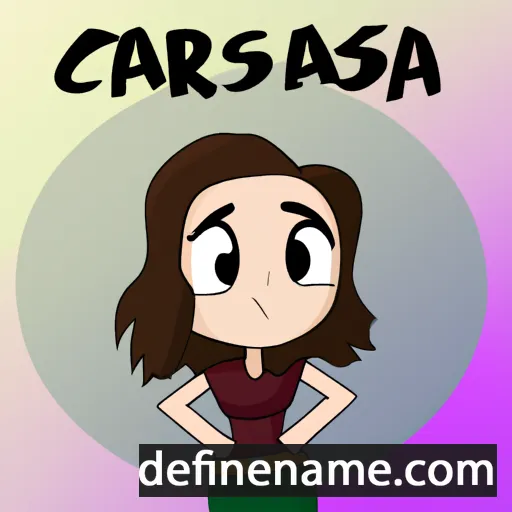 Carissa cartoon