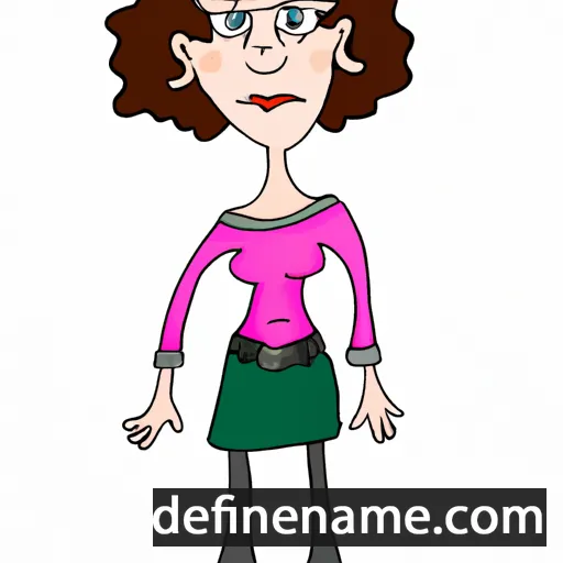 Cathrine cartoon