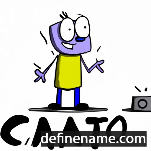 cartoon of the name Cato